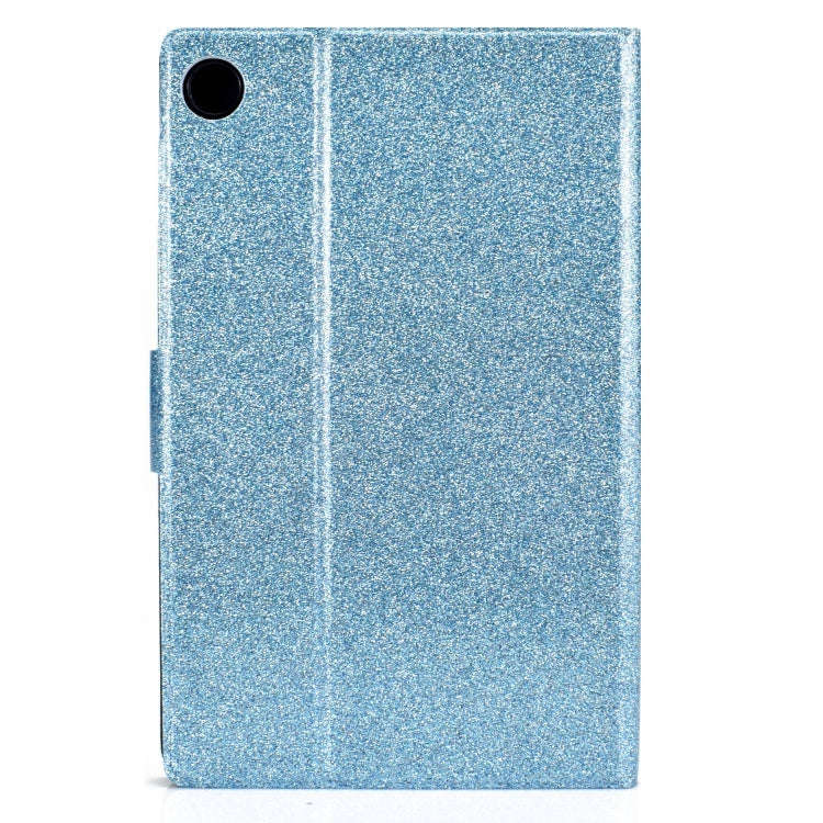 For Huawei MatePad 10.4 2022 Glitter Powder Leather Tablet Case(Blue)