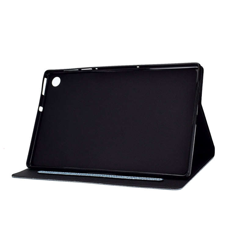 For Huawei MatePad 10.4 2022 Glitter Powder Leather Tablet Case(Blue)
