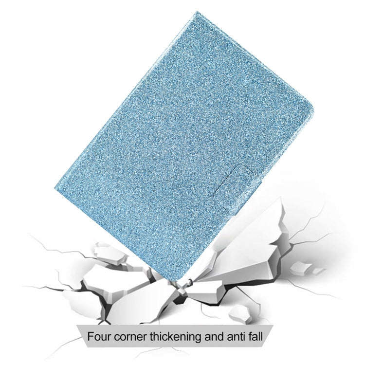 For Huawei MatePad 10.4 2022 Glitter Powder Leather Tablet Case(Blue)