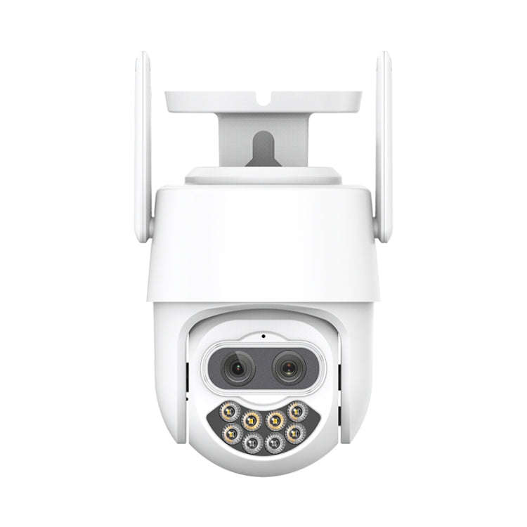 QX82 400W Dual Screen Dual Channel Synchronous Monitoring IP Camera, Plug:AU Plug