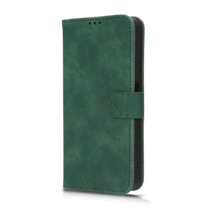 For TECNO Spark 10 Skin Feel Magnetic Flip Leather Phone Case(Green)
