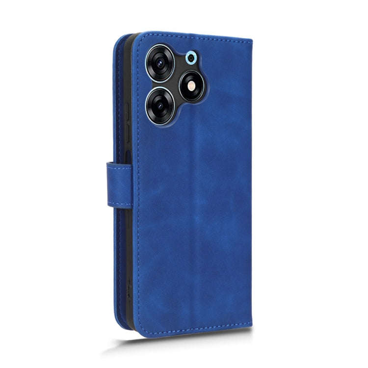 For TECNO Spark 10 Pro Skin Feel Magnetic Flip Leather Phone Case(Blue)