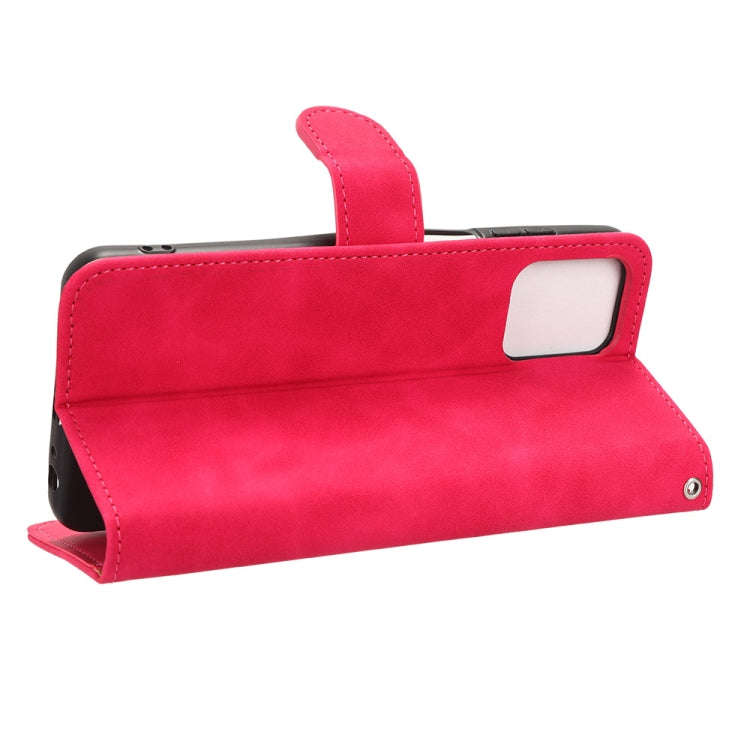 For Motorola Moto G Power 2023 / G Paly 2023 Skin Feel Magnetic Flip Leather Phone Case(Rose Red)