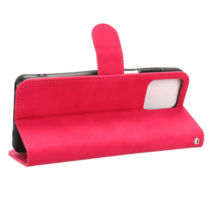 For Motorola Moto G Stylus 5G 2023 Skin Feel Magnetic Flip Leather Phone Case(Rose Red)