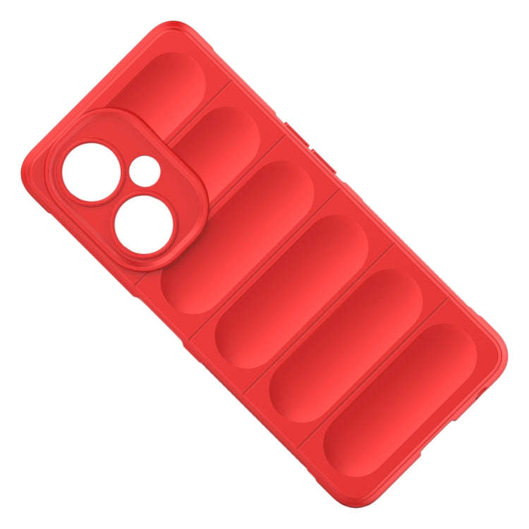 For OnePlus Nord CE 3 Magic Shield TPU + Flannel Phone Case(Dark Blue)