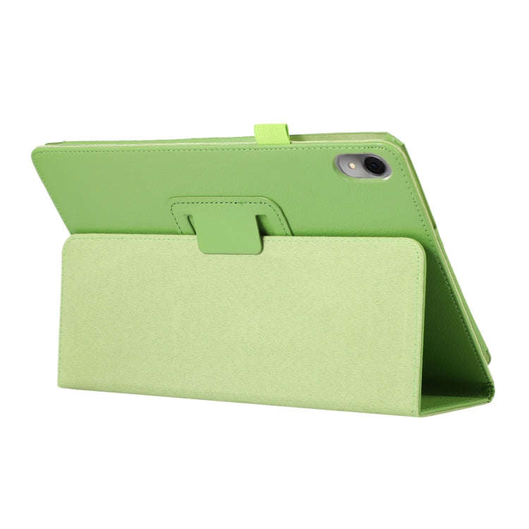 For Huawei MatePad 11 2023 Litchi Texture Leather Tablet Case with Holder(Green)