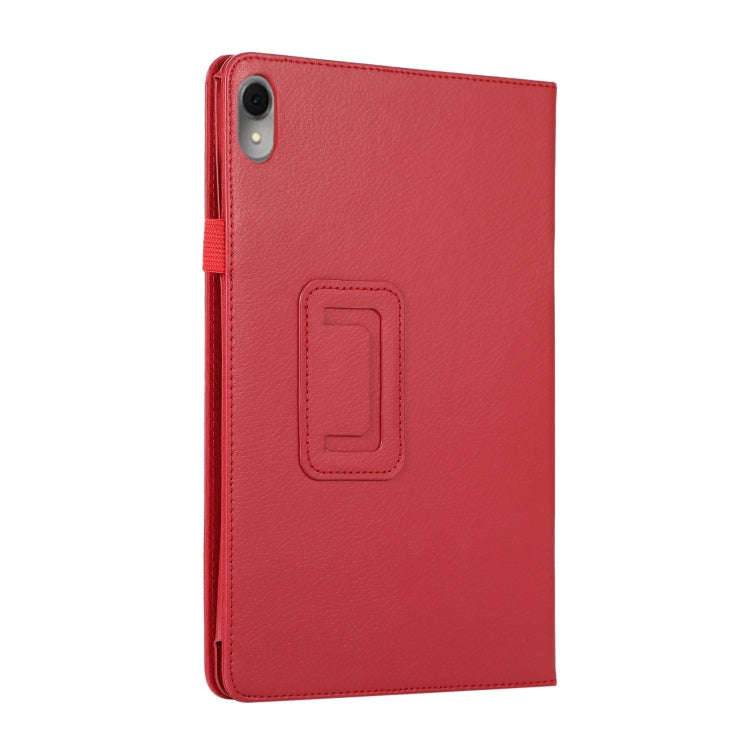 For Huawei MatePad 11 2023 Litchi Texture Leather Tablet Case with Holder(Red)