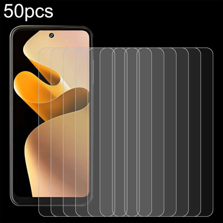 For Lava Blaze 2 50 PCS 0.26mm 9H 2.5D Tempered Glass Film