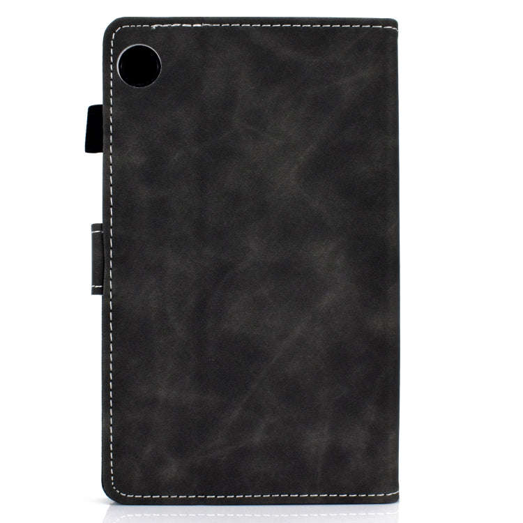 For Huawei MatePad 10.4 2022 Cowhide Texture Leather Tablet Case(Black)
