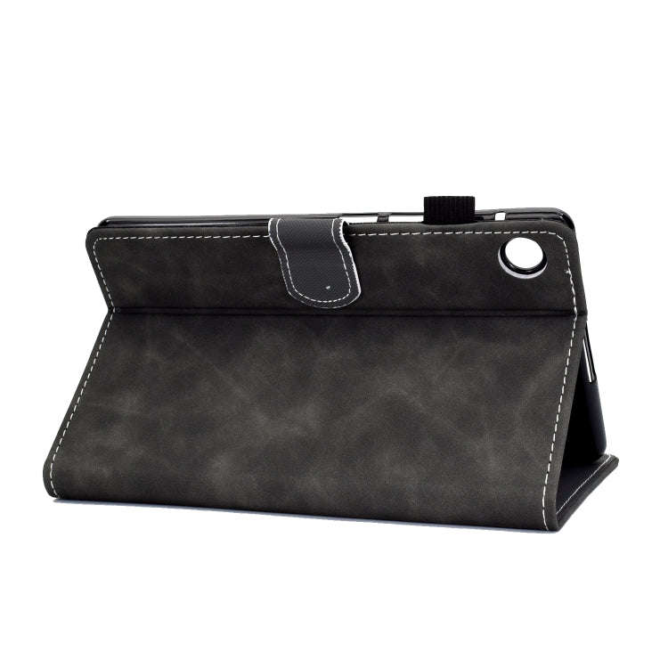 For Huawei MatePad 10.4 2022 Cowhide Texture Leather Tablet Case(Black)