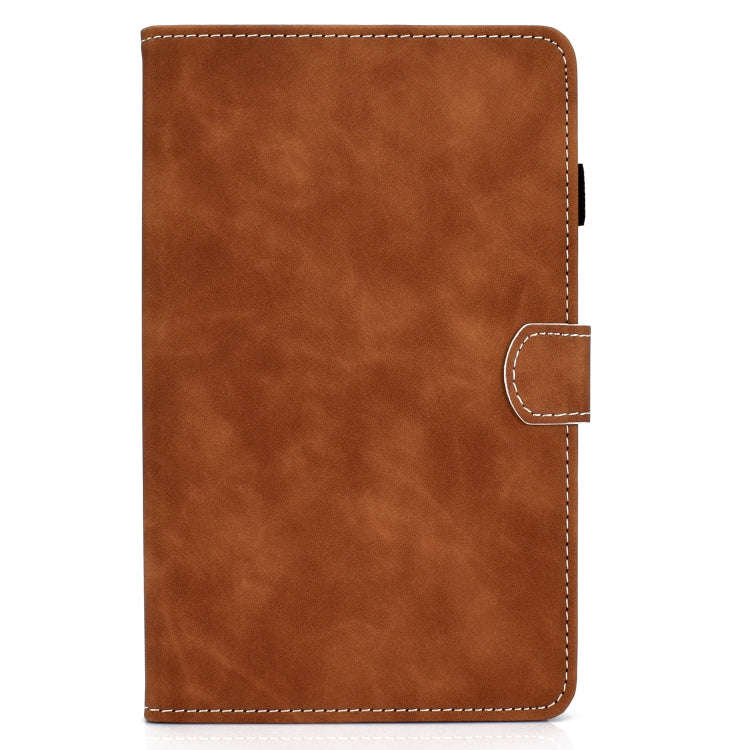 For Huawei MatePad 10.4 2022 Cowhide Texture Leather Tablet Case(Brown)