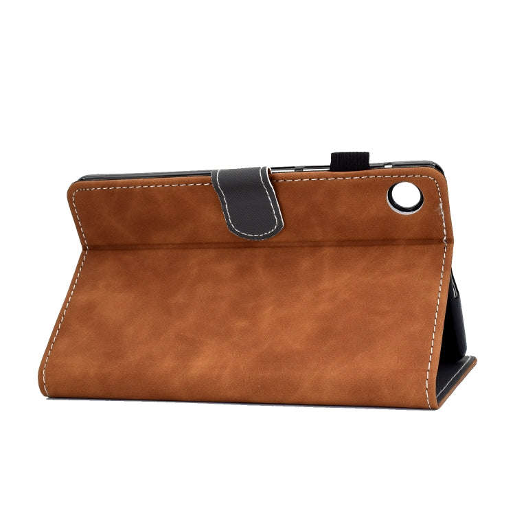 For Huawei MatePad 10.4 2022 Cowhide Texture Leather Tablet Case(Brown)