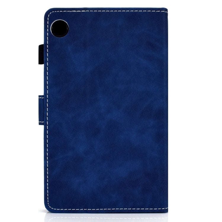 For Huawei MatePad 10.4 2022 Cowhide Texture Leather Tablet Case(Blue)