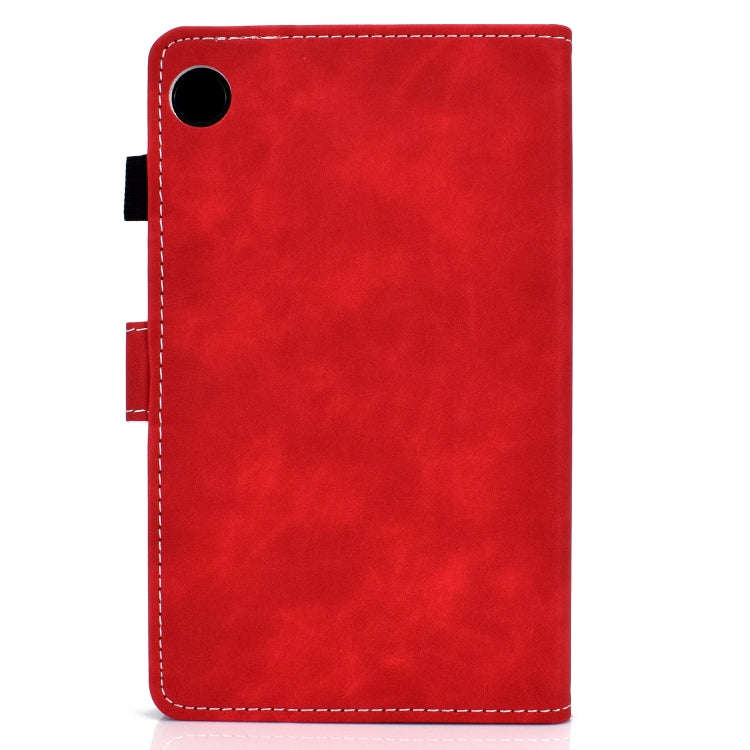 For Huawei MatePad 10.4 2022 Cowhide Texture Leather Tablet Case(Red)