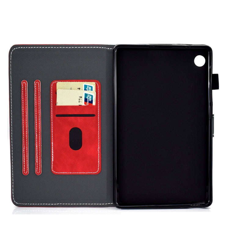 For Huawei MatePad 10.4 2022 Cowhide Texture Leather Tablet Case(Red)