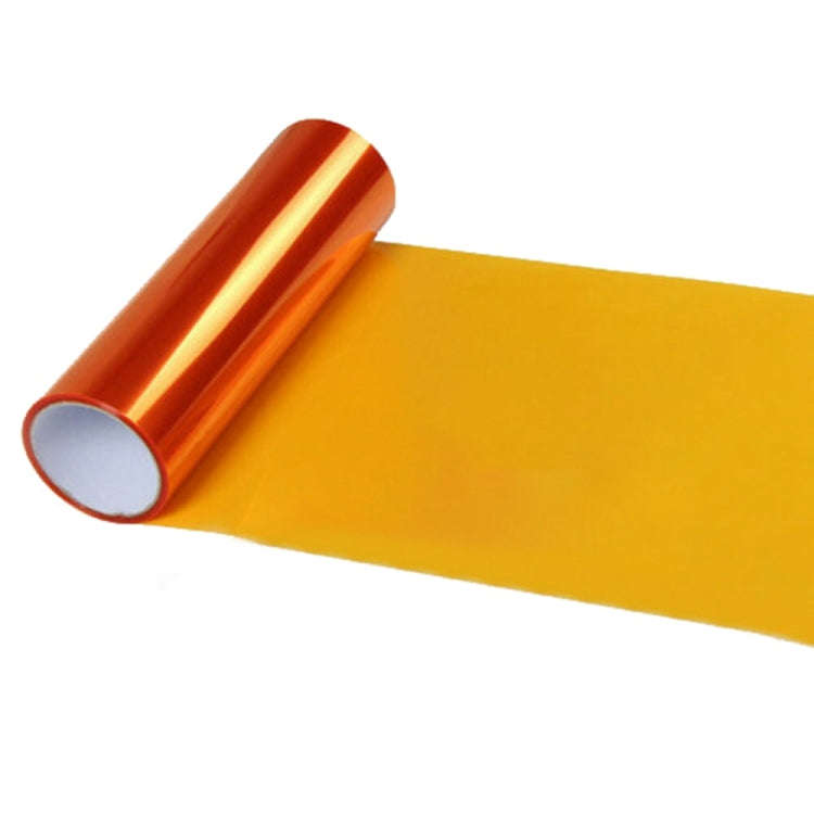 2pcs Car Headlight Protective Film Tail Light Film Motorcycle Fog Light Film, Size:30 x 100cm(Ora...
