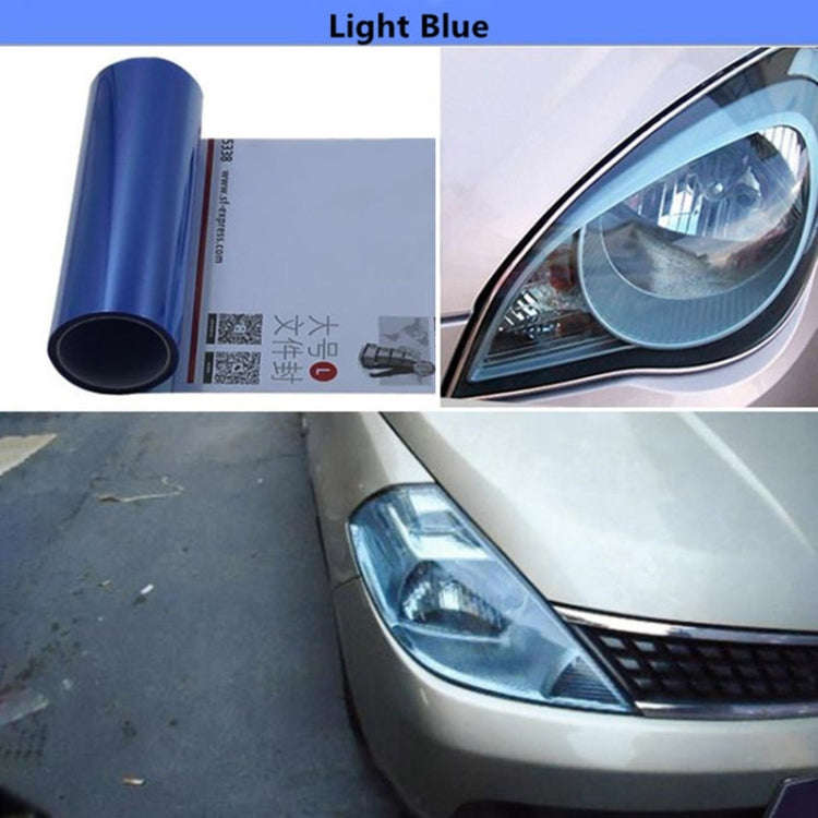 2pcs Car Headlight Protective Film Tail Light Film Motorcycle Fog Light Film, Size:30 x 100cm(Mat...
