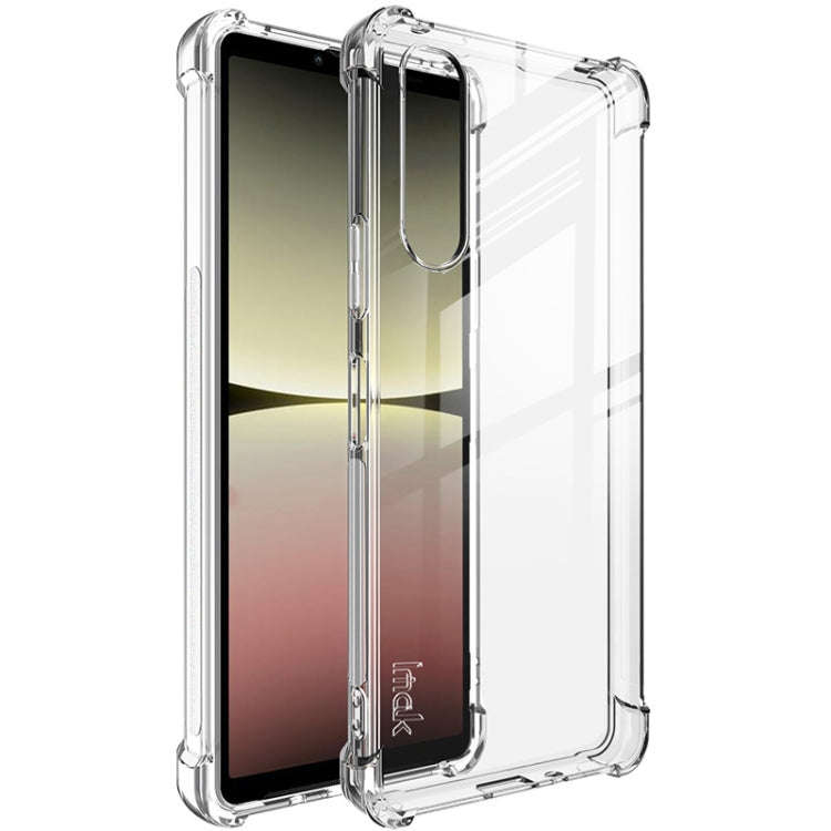 For Sony Xperia 10 V imak Shockproof Airbag TPU Phone Case(Transparent)