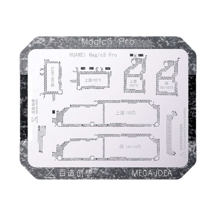 For Honor Magic3 Pro Qianli Mega-idea Multi-functional Middle Frame Positioning BGA Reballing Pla...
