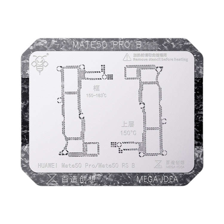 For Huawei Mate 50 Pro B Qianli Mega-idea Multi-functional Middle Frame Positioning BGA Reballing...