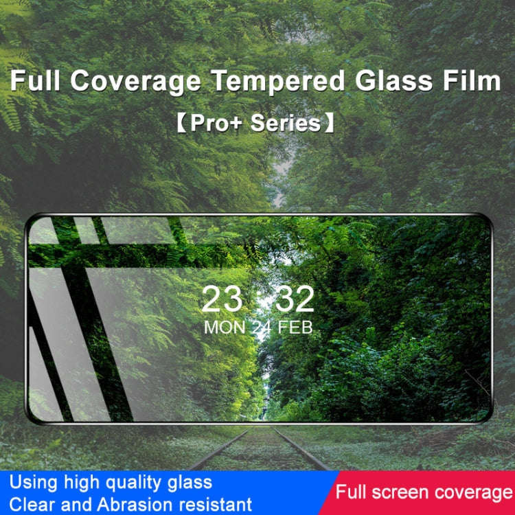 For Honor X8a 4G Global imak 9H Surface Hardness Full Screen Tempered Glass Film Pro+ Series
