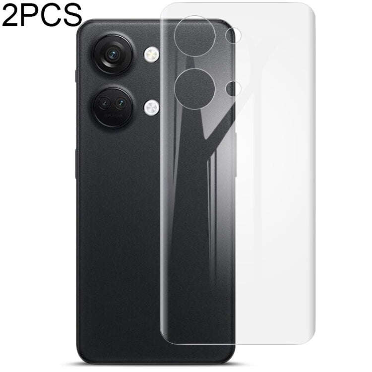 For OnePlus Ace 2V 5G 2pcs imak Curved Full Screen Protector Hydrogel Film Back Protector