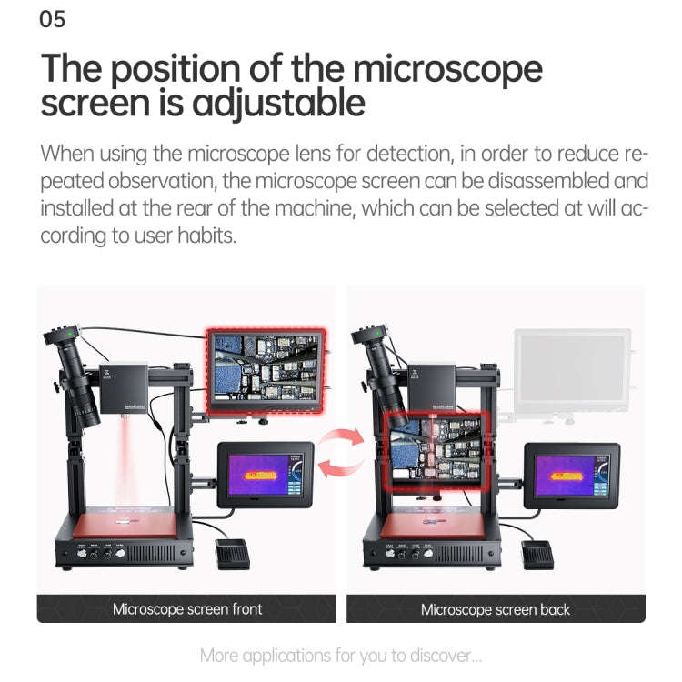 Mega-idea Intelligent Infrared Laser Desoldering Machine, Model:With Microscope Set(EU Plug)