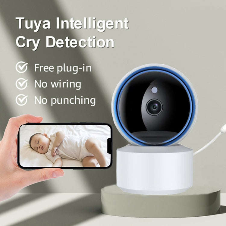 YT50 3MP Smart WIFI PTZ Camera Baby Monitor, Plug:US Plug