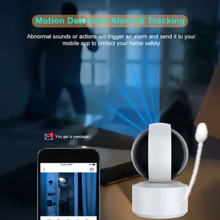 YT50 3MP Smart WIFI PTZ Camera Baby Monitor, Plug:UK Plug