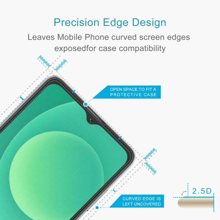 For Blackview Oscal C30 50pcs 0.26mm 9H 2.5D Tempered Glass Film