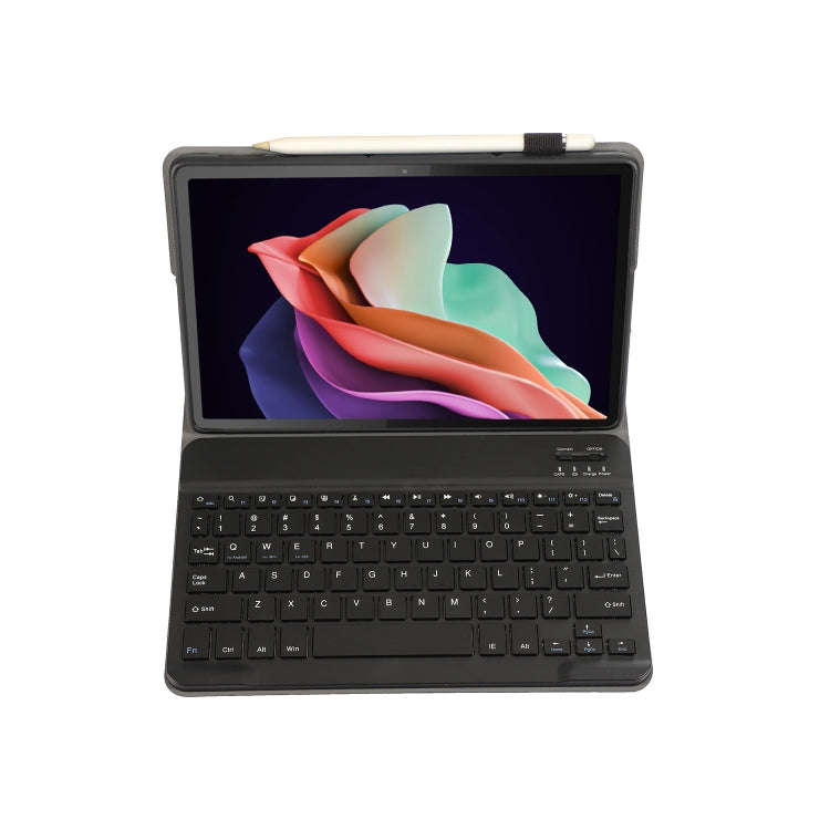 For Huawei MatePad 11 2023 AHW13 Lambskin Texture Ultra-thin Detachable Bluetooth Keyboard Leathe...