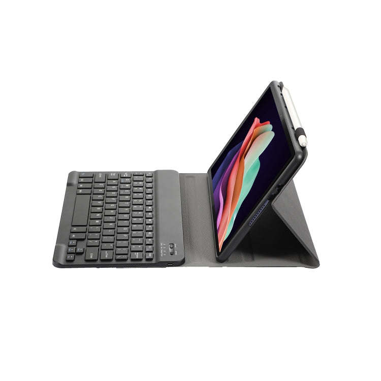 For Huawei MatePad 11 2023 AHW13 Lambskin Texture Ultra-thin Detachable Bluetooth Keyboard Leathe...