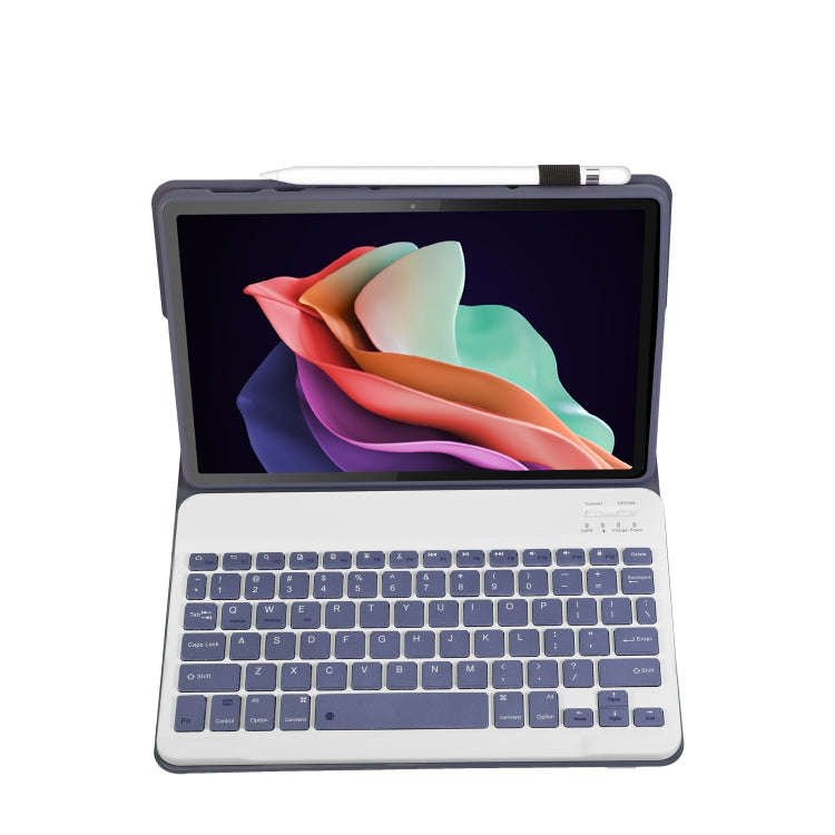 For Huawei MatePad 11 2023 AHW13 Lambskin Texture Ultra-thin Detachable Bluetooth Keyboard Leathe...