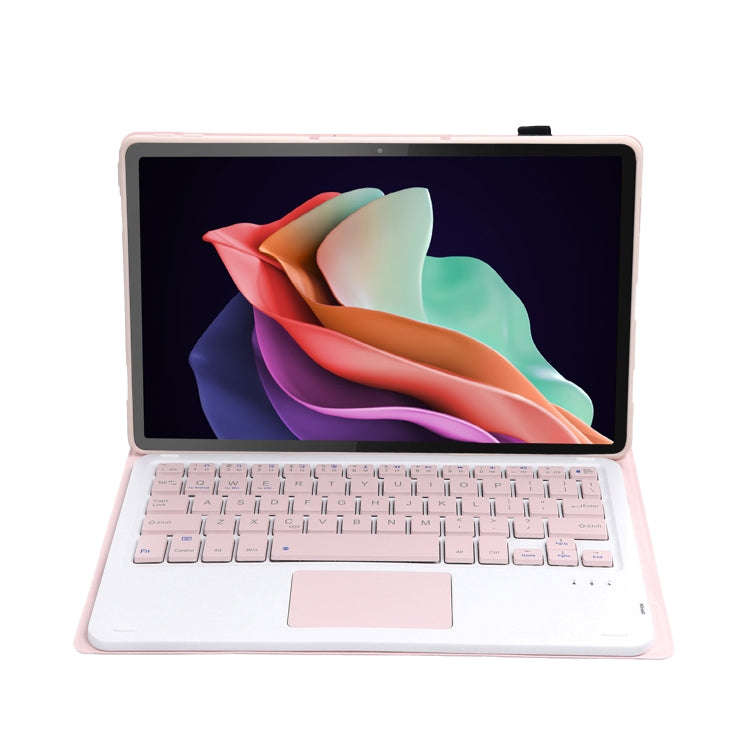 For Huawei MatePad 11 2023 AHW13-A Lambskin Texture Ultra-thin Detachable Bluetooth Keyboard Leat...