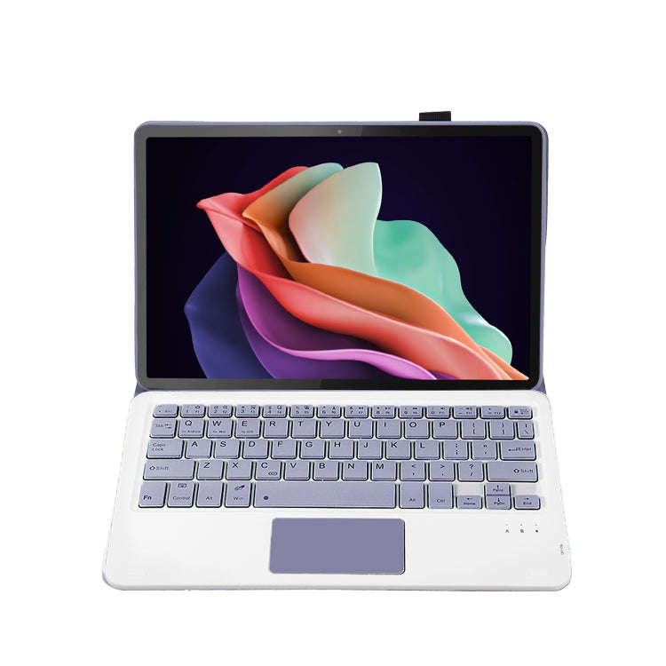 For Huawei MatePad 11 2023 AHW13-A Lambskin Texture Ultra-thin Detachable Bluetooth Keyboard Leat...