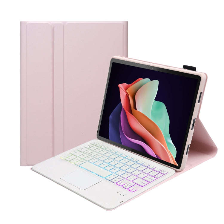 For Huawei MatePad 11 2023 AHW13-AS Lambskin Texture Ultra-thin Detachable Backlight Bluetooth Ke...