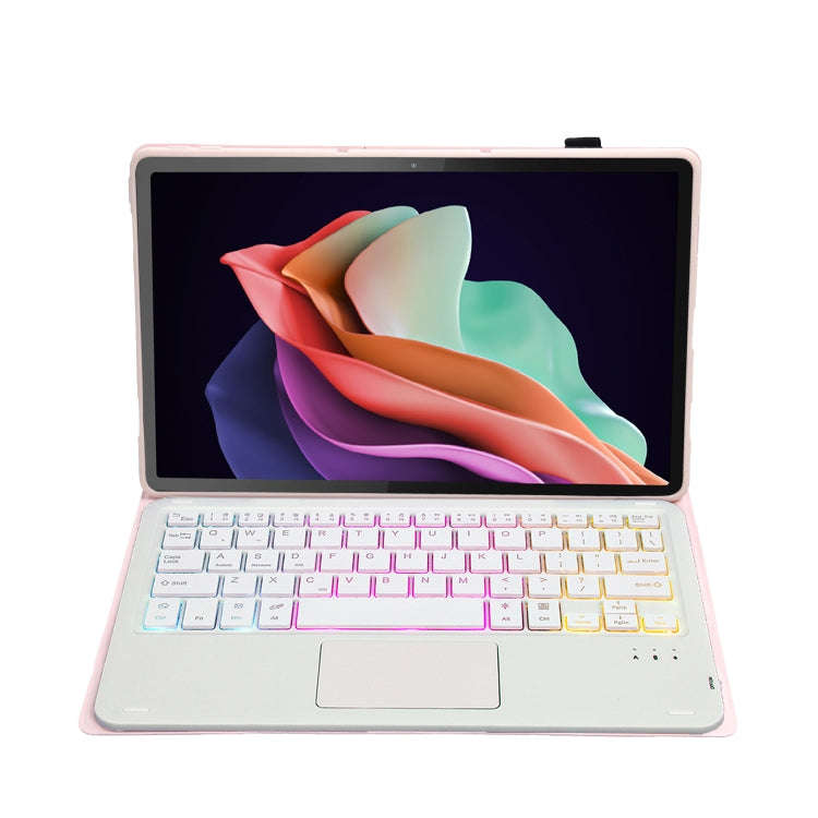For Huawei MatePad 11 2023 AHW13-AS Lambskin Texture Ultra-thin Detachable Backlight Bluetooth Ke...