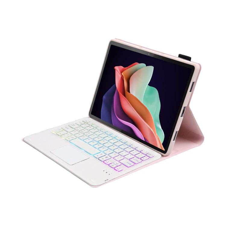 For Huawei MatePad 11 2023 AHW13-AS Lambskin Texture Ultra-thin Detachable Backlight Bluetooth Ke...
