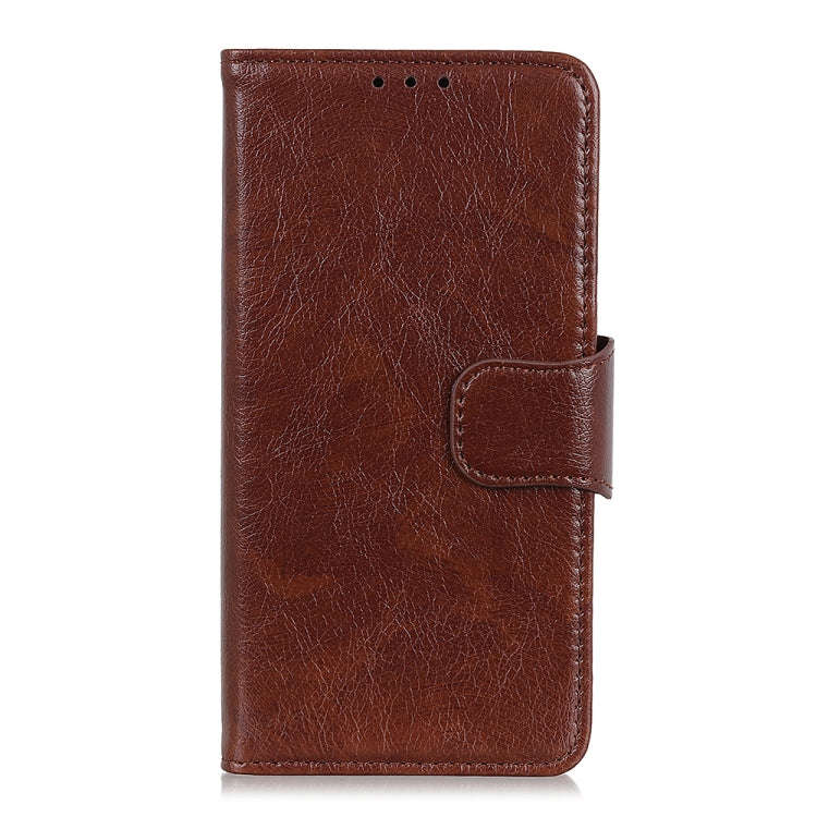 For Nokia C32 Nappa Texture Leather Phone Case(Brown)