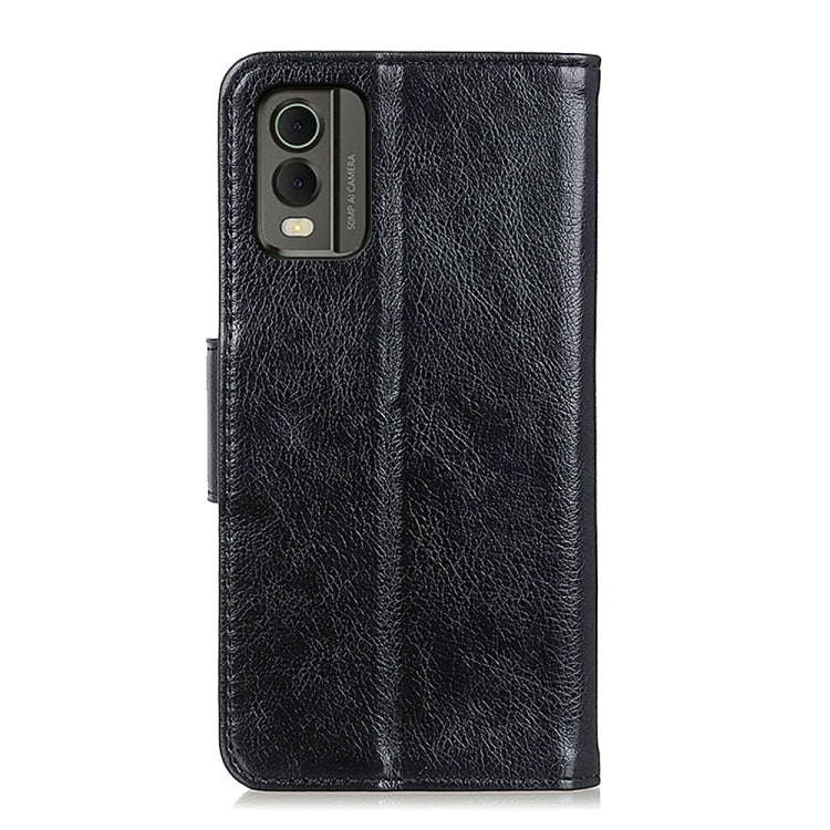 For Nokia C32 Nappa Texture Leather Phone Case(Black)
