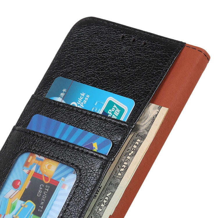 For Nokia C32 Nappa Texture Leather Phone Case(Black)