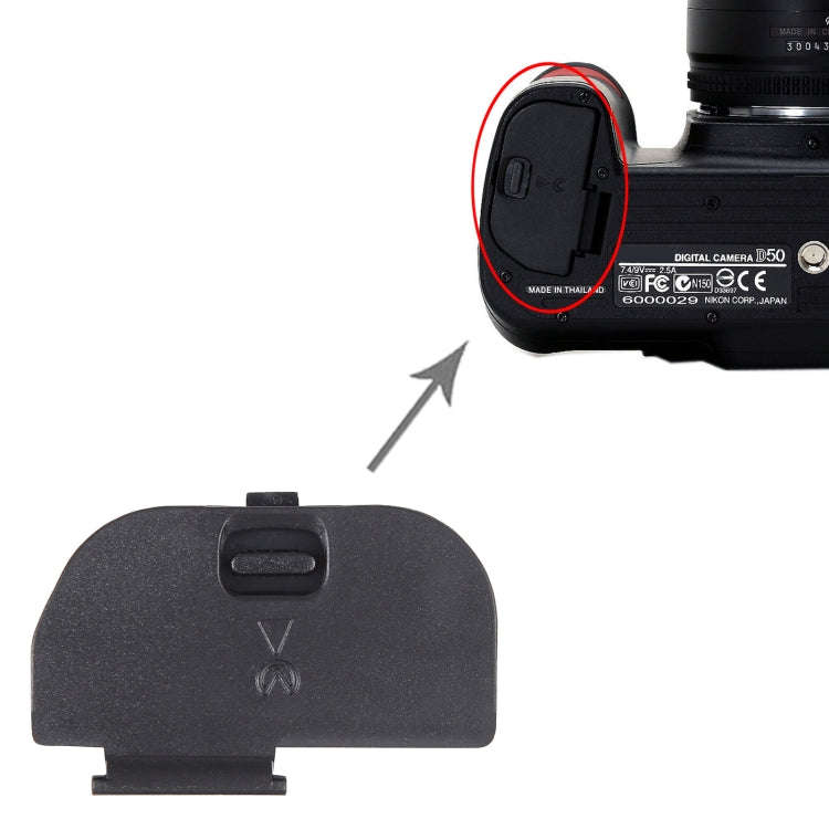 For Nikon D50 / D70 / D80 / D90 OEM Battery Compartment Cover