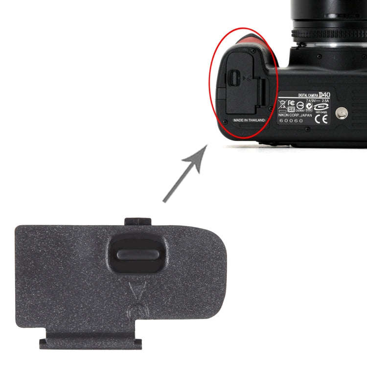 For Nikon D40 / D60 / D3000 / D5000 OEM Battery Compartment Cover