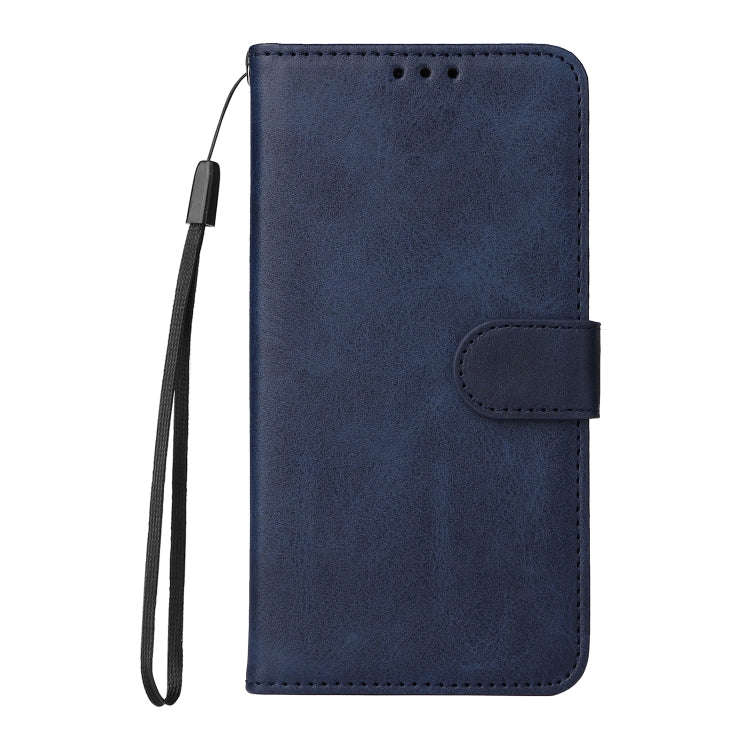 For Honor Magic5 Pro Classic Calf Texture Flip Leather Phone Case(Blue)