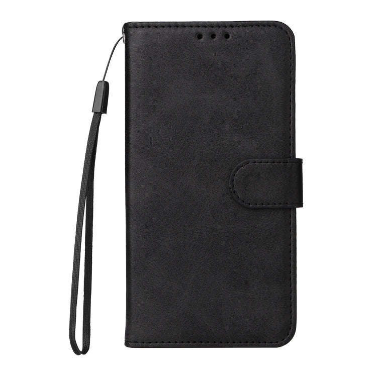 For Honor Magic5 Pro Classic Calf Texture Flip Leather Phone Case(Black)