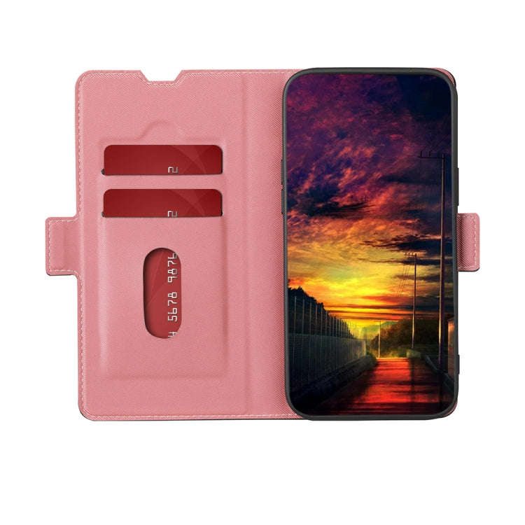 For Infinix Hot 12i Twill Texture Side Buckle Leather Phone Case(Pink)
