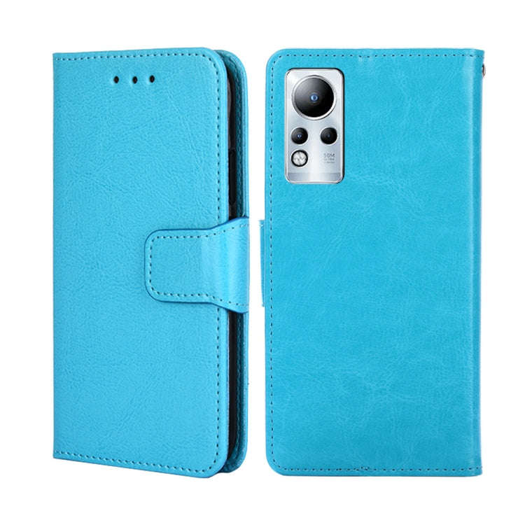 For Infinix Note 11 Crystal Texture Leather Phone Case(Sky Blue)