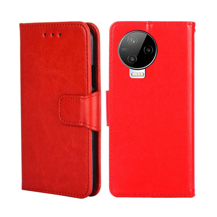 For Infinix Note 12 Pro 4G / Note 12 2023 Crystal Texture Leather Phone Case(Red)