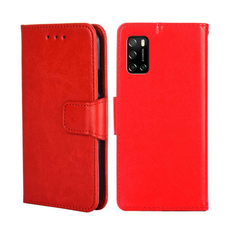 For Rakuten Big S Crystal Texture Leather Phone Case(Red)