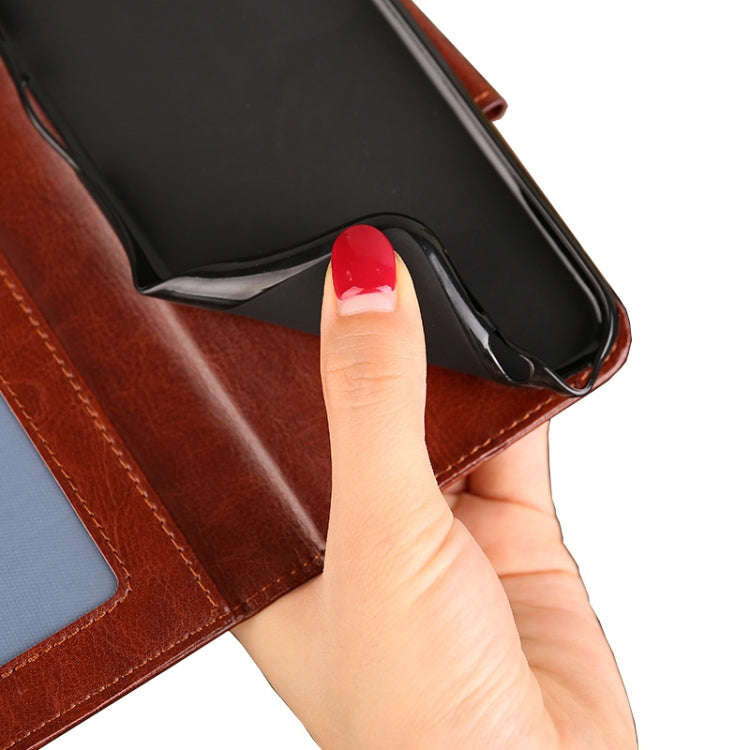 For Rakuten Big S Crystal Texture Leather Phone Case(Red)